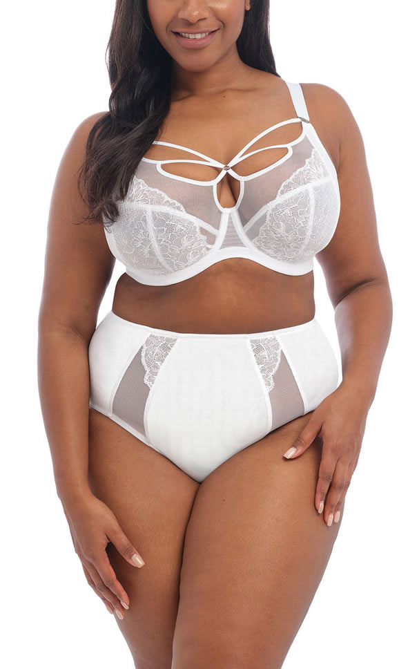 Elomi Brianna Plunge Bra Brief White