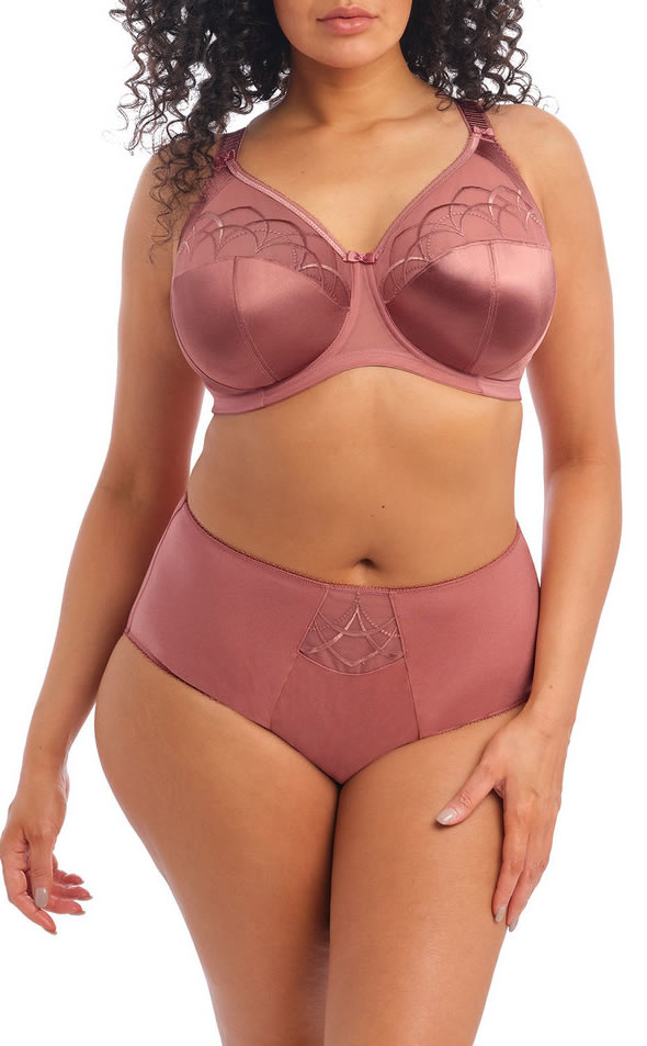 Elomi Cate Full Cup Bra Brief Set Rosewood