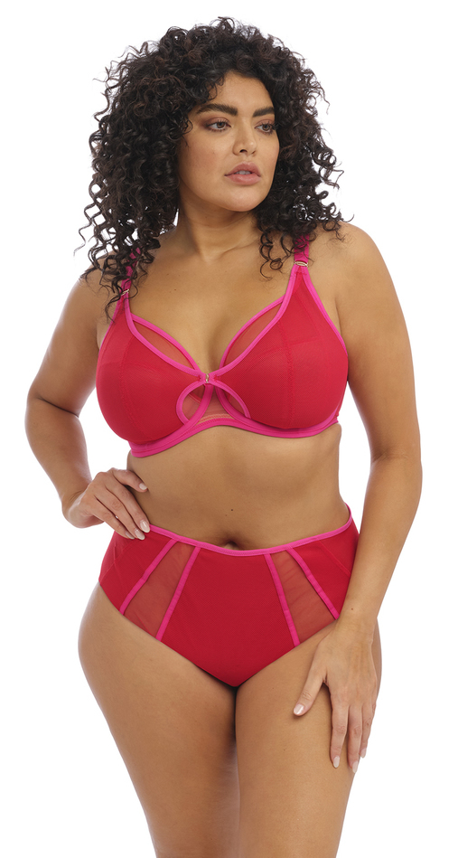 Elomi Kintai Plunge Bra Thong Set Cha Cha