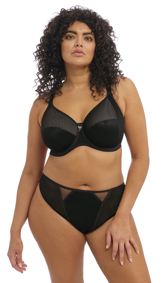 Elomi Kintai Underwired Bra With Brief Black