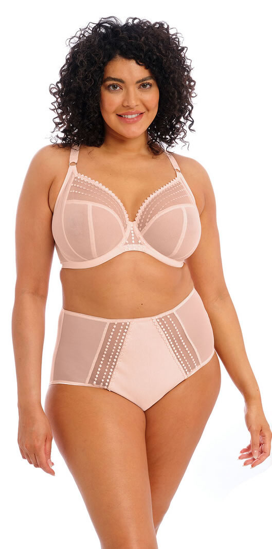 Elomi Matilda Plunge Bra Pant Set Pearl Blush