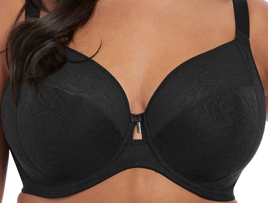 Elomi Mia Underwired Plunge Bra Black