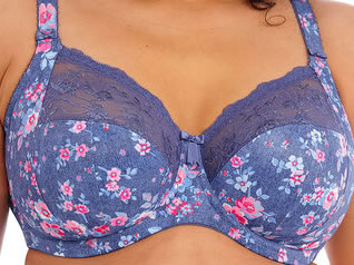 Elomi Morgan Underwired Bra Denim Floral