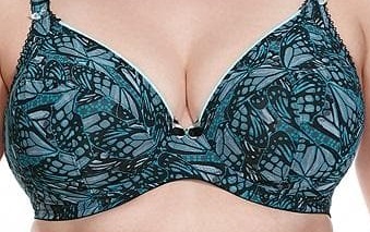 Elomi Porcha Underwired Plunge Bra Silver