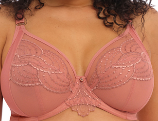 Elomi Priya Plunge Bra Rose Gold