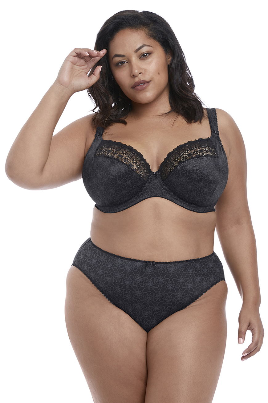 Elomi Kim Plnge Bra Briefs Black