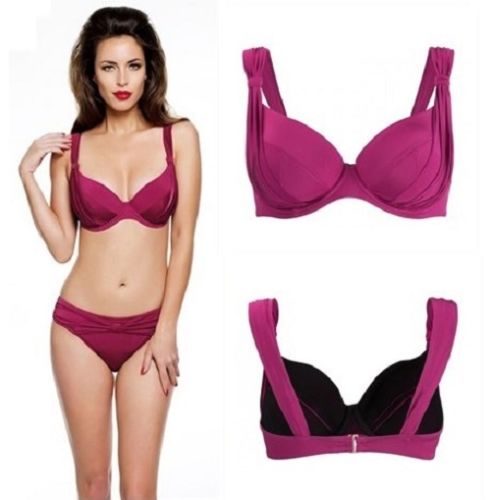 Panache Halle plunge bra cranberry