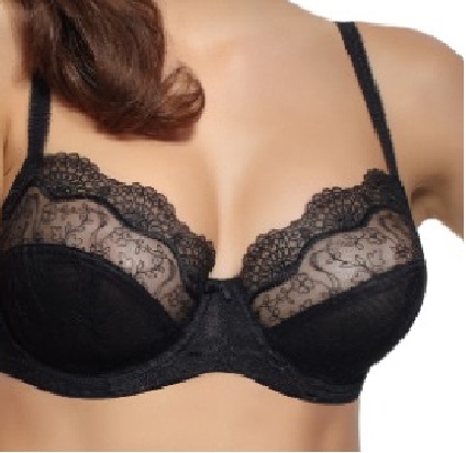 PANACHE ELSA BALCONY BRA BLACK