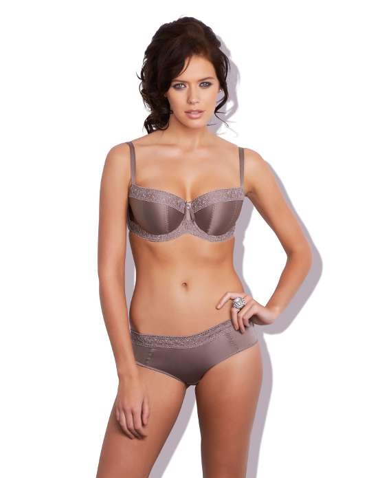 panache Rhea Bandeau Bra Antique Bronze