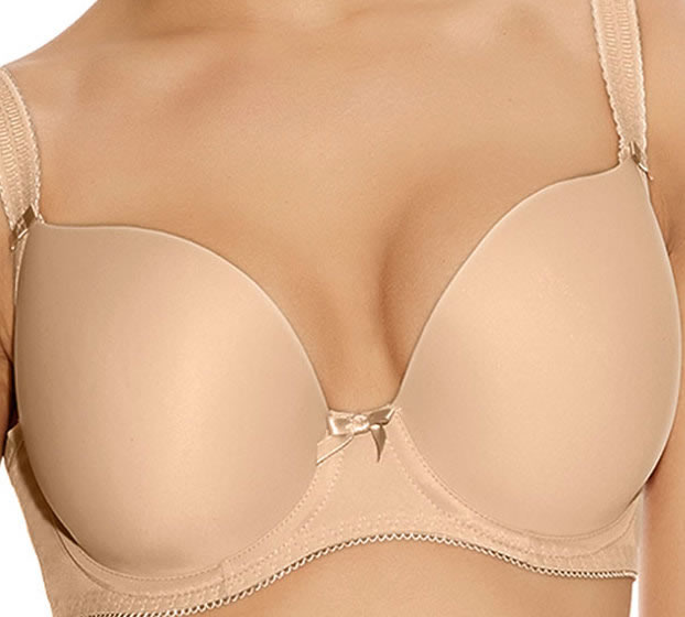 Freya Deco Moulded Underwired Bra Nude