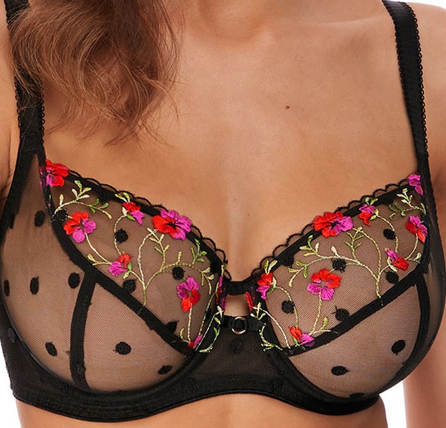 Freya Awakening Plunge Bra Black