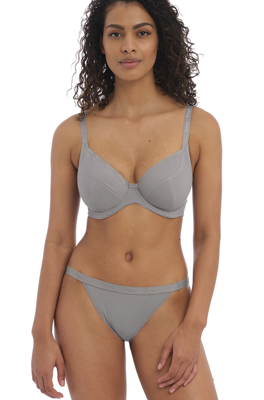 freya Chill Plunge Bra cool grey