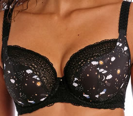 Freya Daydreaming Plunge Bra Black Celestial