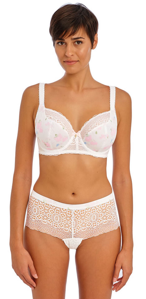 Freya Daydreaming Balcony Bra Brief White Flora