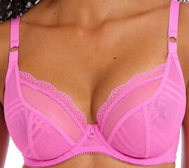 Freya Fatale Plunge Bra Candy Blossom Pink