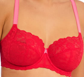 Freya Offbeat Side Support Bra Chilli Red