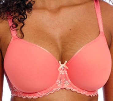 Freya Offbeat Decadence Moulded Bra Coral Sands