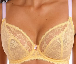 Freya Offbeat Plunge Bra Lemon Fizz