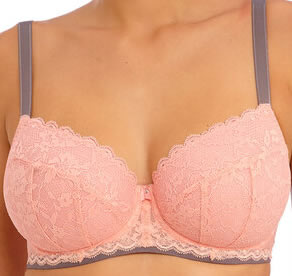 Freya Offbeat Padded Plunge Bra Rosehip