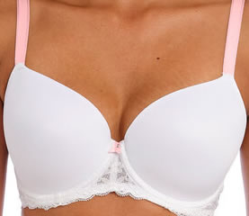 Freya Offbeat Moulded Demi Bra White