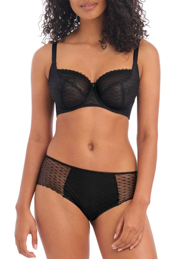 Freya Signature Balcony Bra K Cup Short Set Black