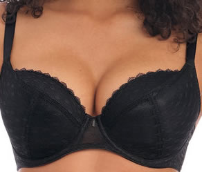 Freya Signature \Padded Plunge Bra Black