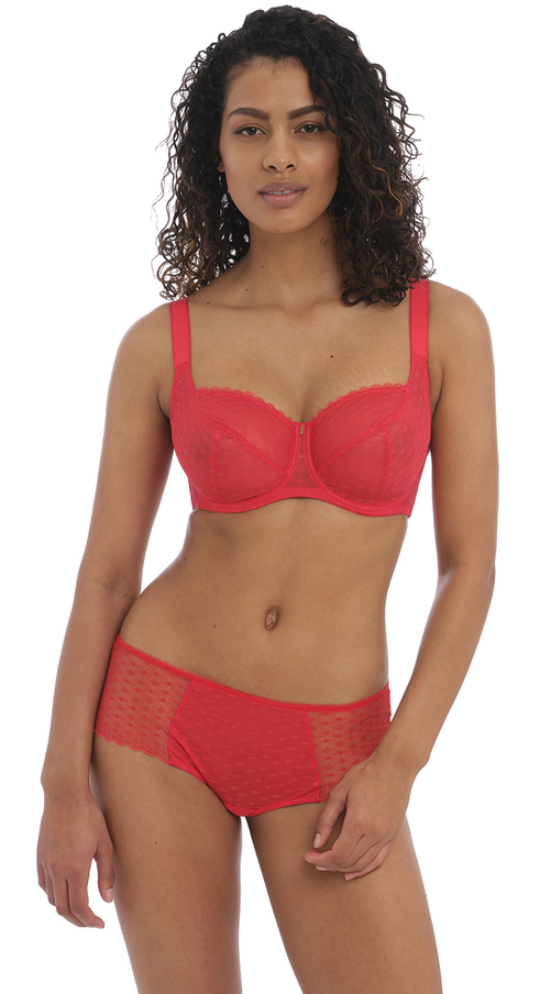 Freya Signature Balcony Bra short Set Chilli Red