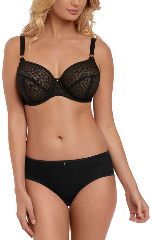 Freya Starlight Bra With Short Black