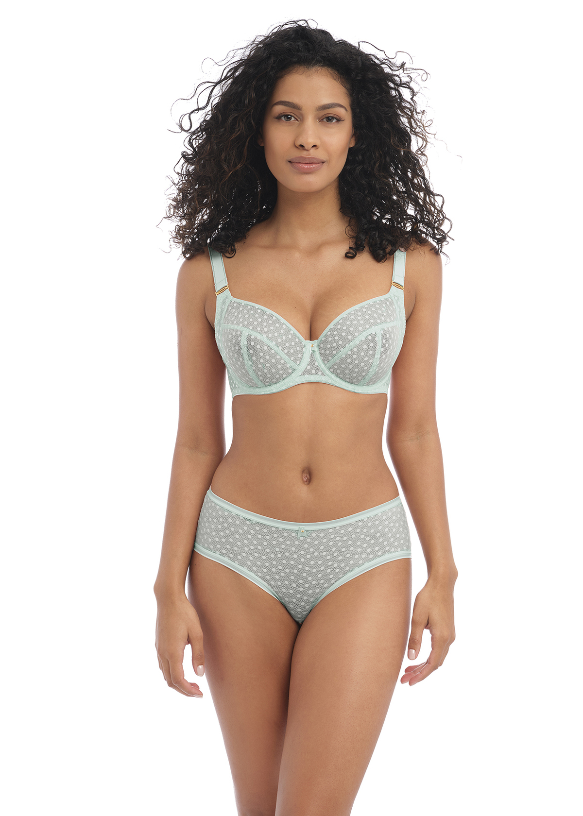 Freya Starlight Moulded Balcony T-Shirt-Side Support Bra- Pure Wate-Aqua