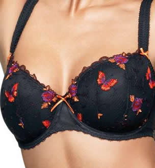 Freya Mimi Padded Plunge Bra Black