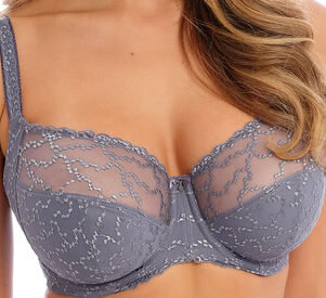 Fantasie ana side support bra blue steel