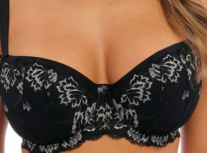 fantasie Aubree-Padded Half Cup Bra Night Sky Black