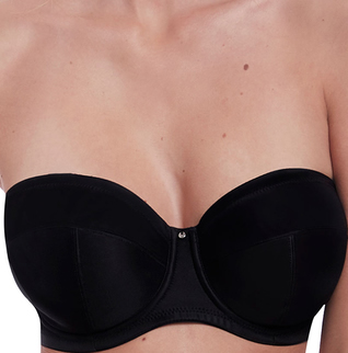 fantasie Aura Moulded Strapless Bra Black