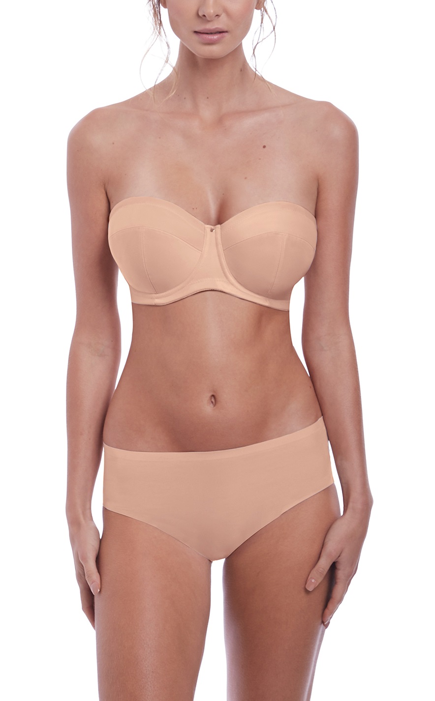 Fantasie Aura Moulded-Strapless Bra Brief Natural Beige