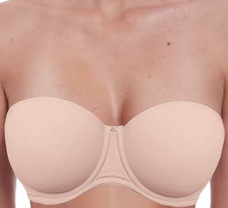 fantasie Aura Moulded Strapless Bra Natural Beige