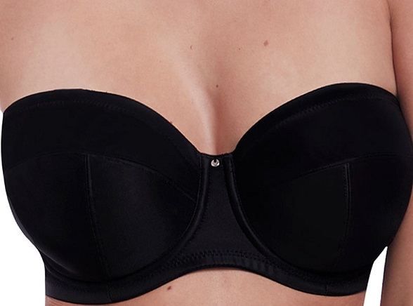 Fantasie Aura Full Cup Moulded Strapless Bra Black