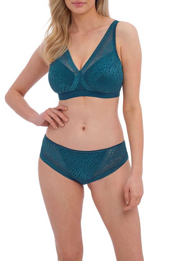 Fantasie Envisage Soft Bralette Briefs Deep Ocean