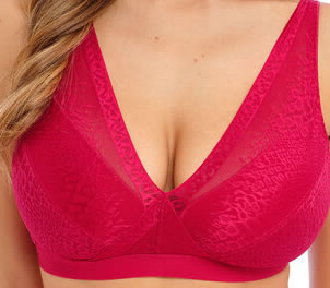 Fantasie Envisage Soft Bralette Raspberry Red