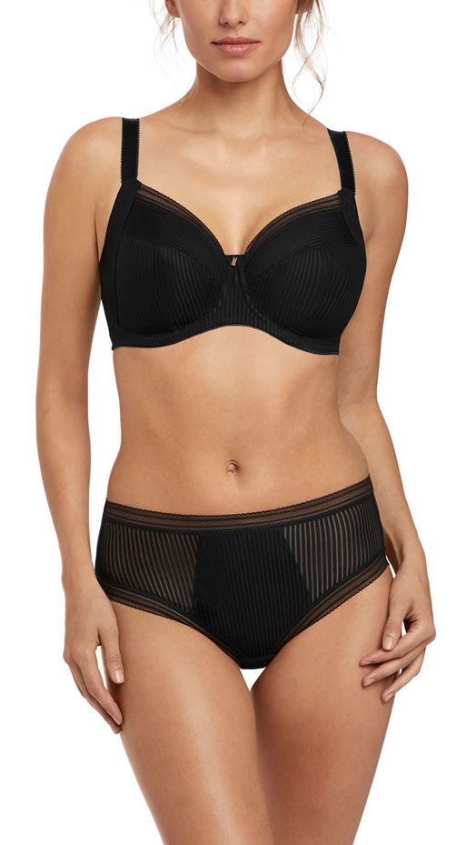 Fantasie Fusion Side Support Bra Brief Black