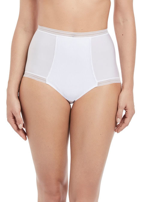 Fantasie High Waisted Briefs White