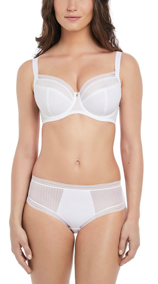 Fantasie Fusion Side Support Bra Briefs White