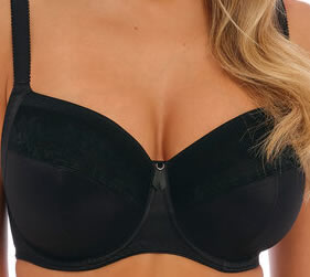 Fantasie Illusion Side Support Bra Black Small