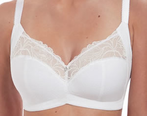 Fantasie Memoir Soft Cup Lace Bra White