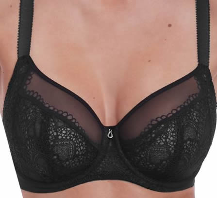 Fantasie wilight Side Support  Bra Black