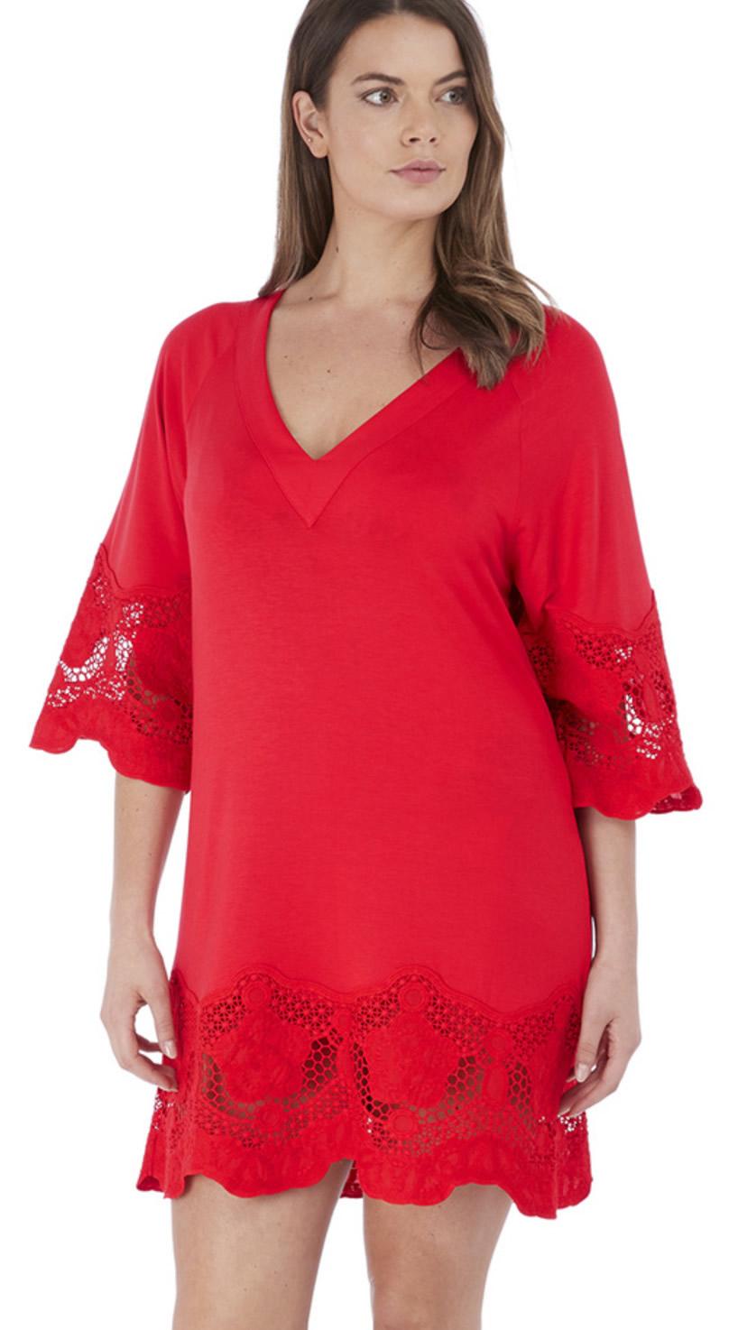 Fantasie Dione Beach Tunic Lollipop Red