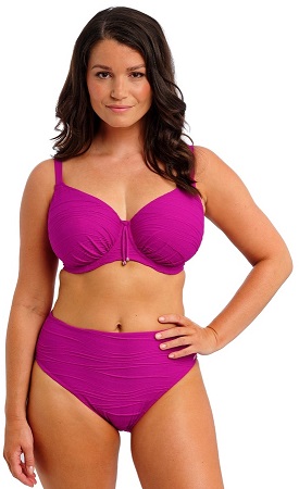 Fantasie Beach Waves Full Cup Bikini Bra Bright Fuschia
