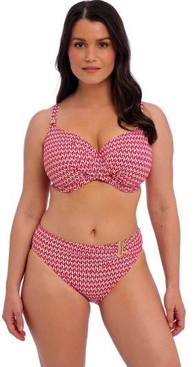 Fantasie Koh Lipe Full Cup Bikini Bra Pant Set Radiant Red