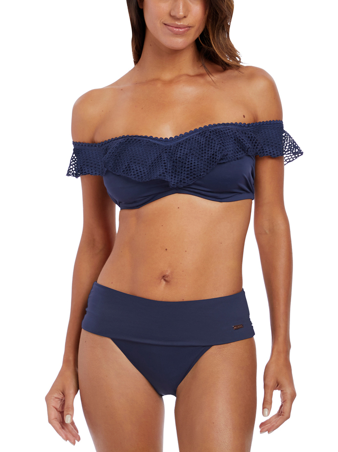 Fantasie Marseille Bardot Bikini Bra Fold Pant Twilight