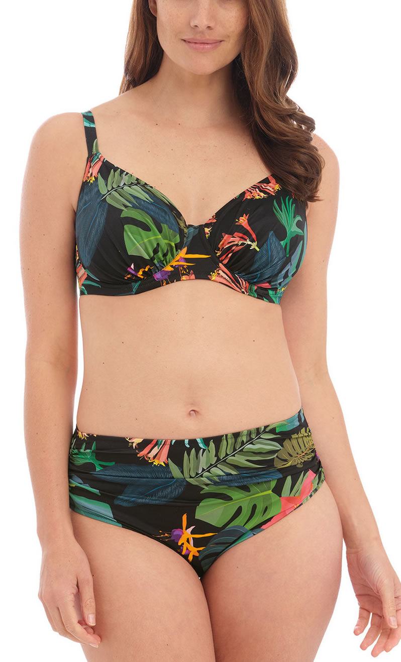 Fantasie Monteverde Full Cup Bikini Bra Deep Pant Black