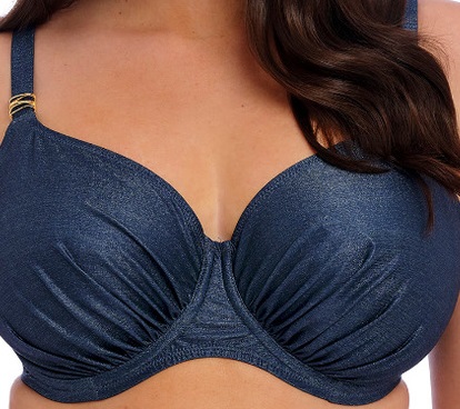 Fantasie Paros Coast Full Cup Bikini Bra High Waisted Pant Midnight Sparkle
